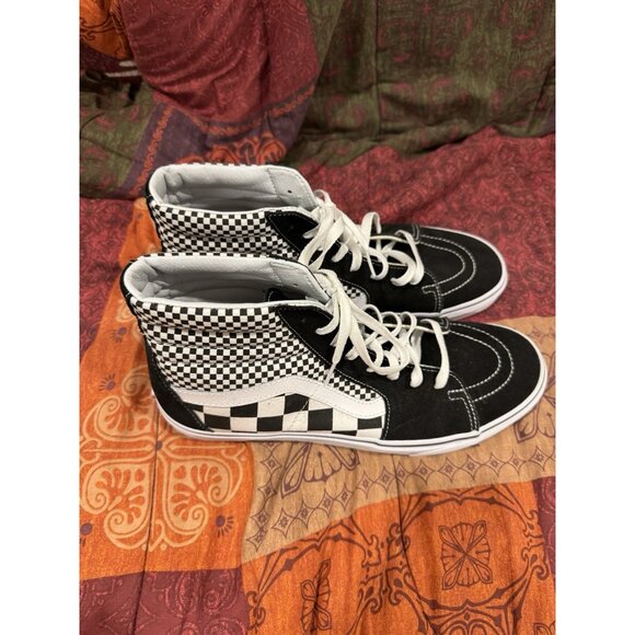 Vans Sk8 Hi-mix Checkerboard, Size Men’s 12. Gently‎ Used Condition. - Picture 1 of 8